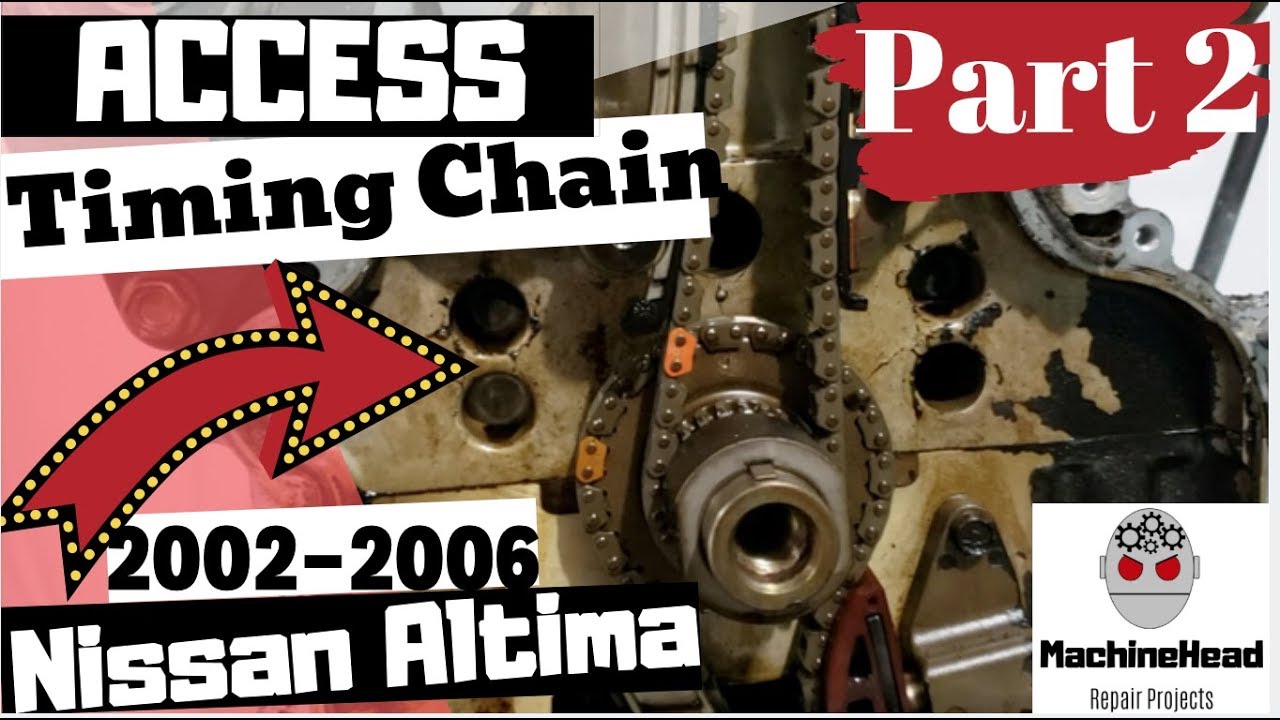 Часть 2 Цепь ГРМ 2002-2006 Nissan Altima 2.5L