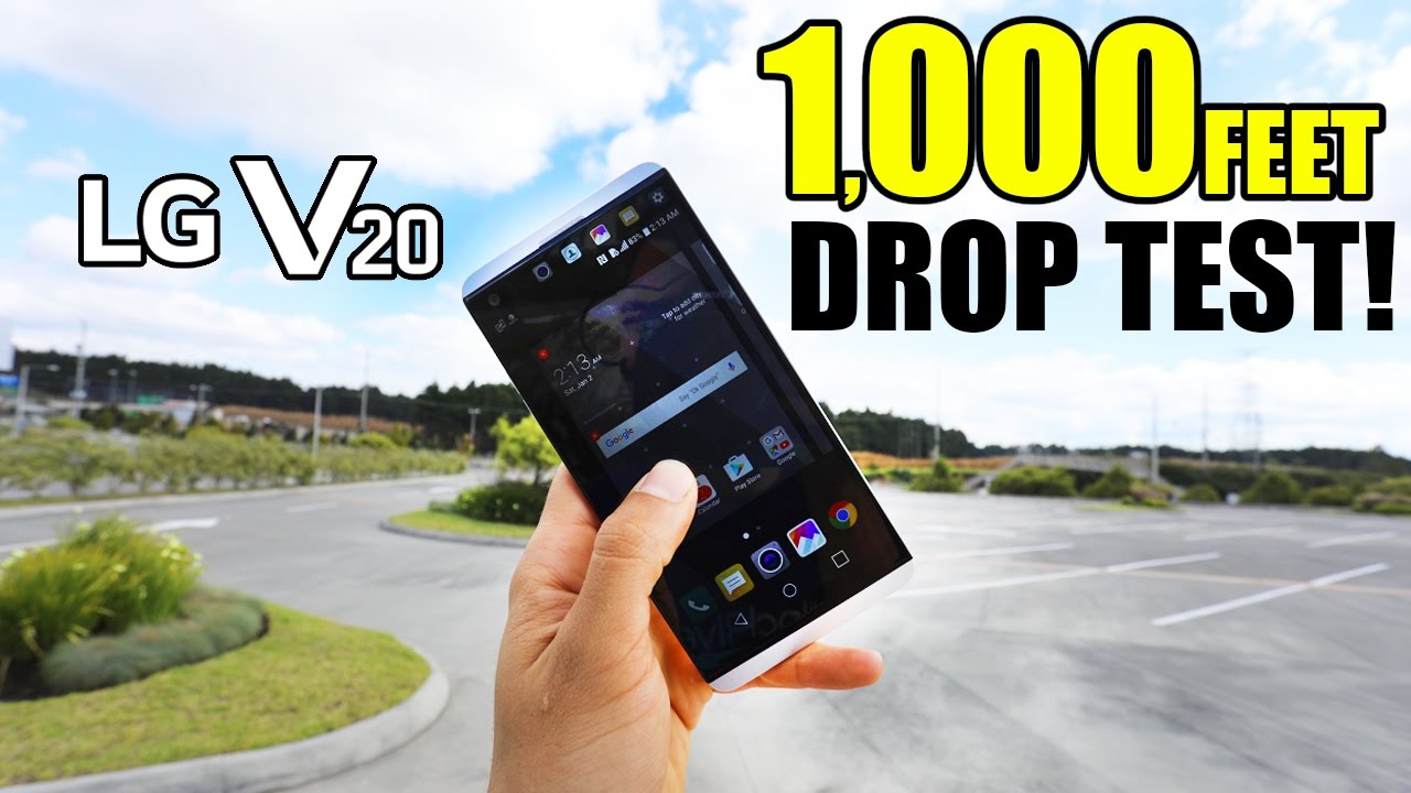 LG V20 Drop Test From 1,000 FT!! - DID IT SURVIVE??
