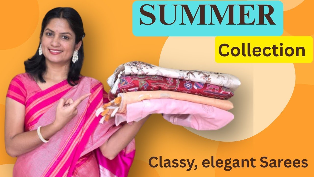 My Summer saree Collection उन्हाळ्यासाठी स्वस्त सुंदर साड्या पॅटर्न आणी किंमतीसह 