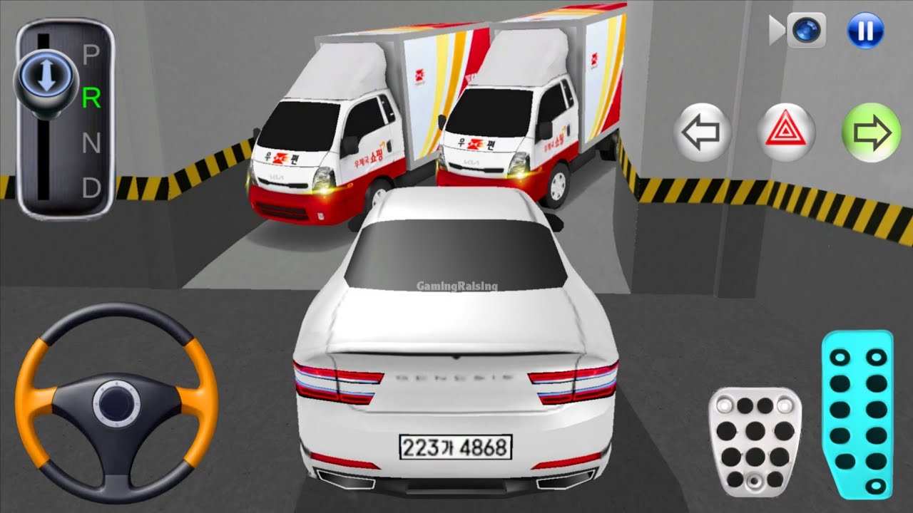 New Genesis car Stuck in Parking Garage - 3D Driving Class 2025 - Android Gameplay 2025 - Game Game