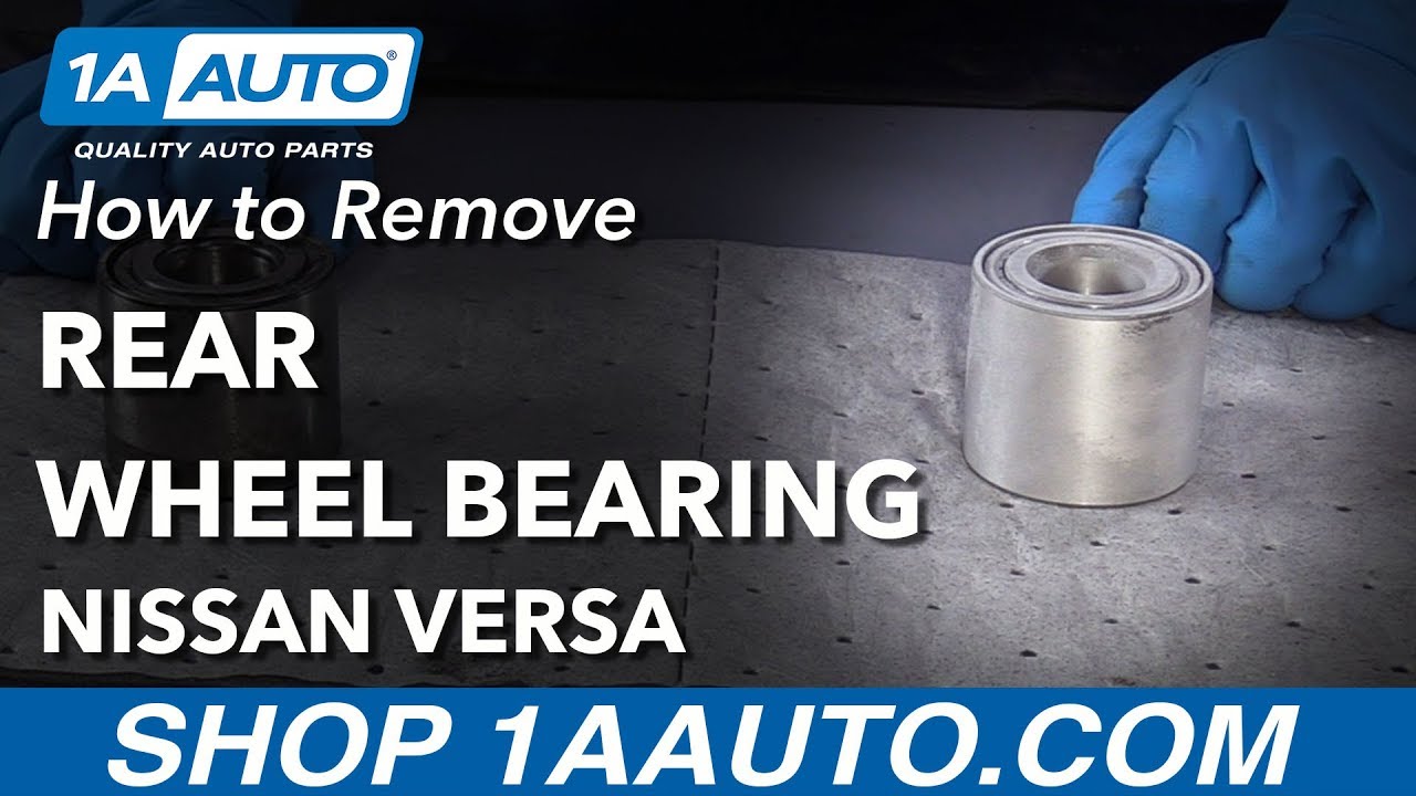 How to  Replace Rear Wheel Bearing 12-19 Nissan Versa