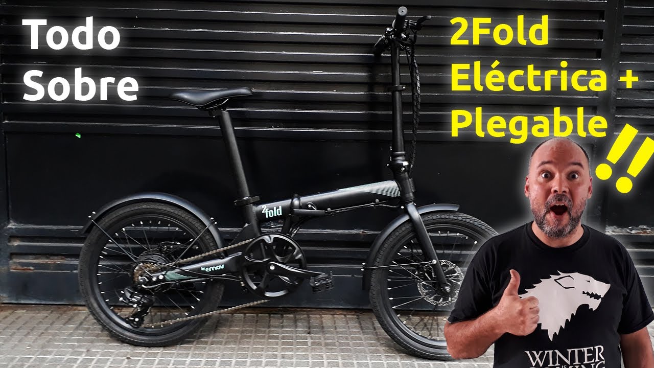 Bicicleta 2Fold Eléctrica y Plegable Review Bici Urbana