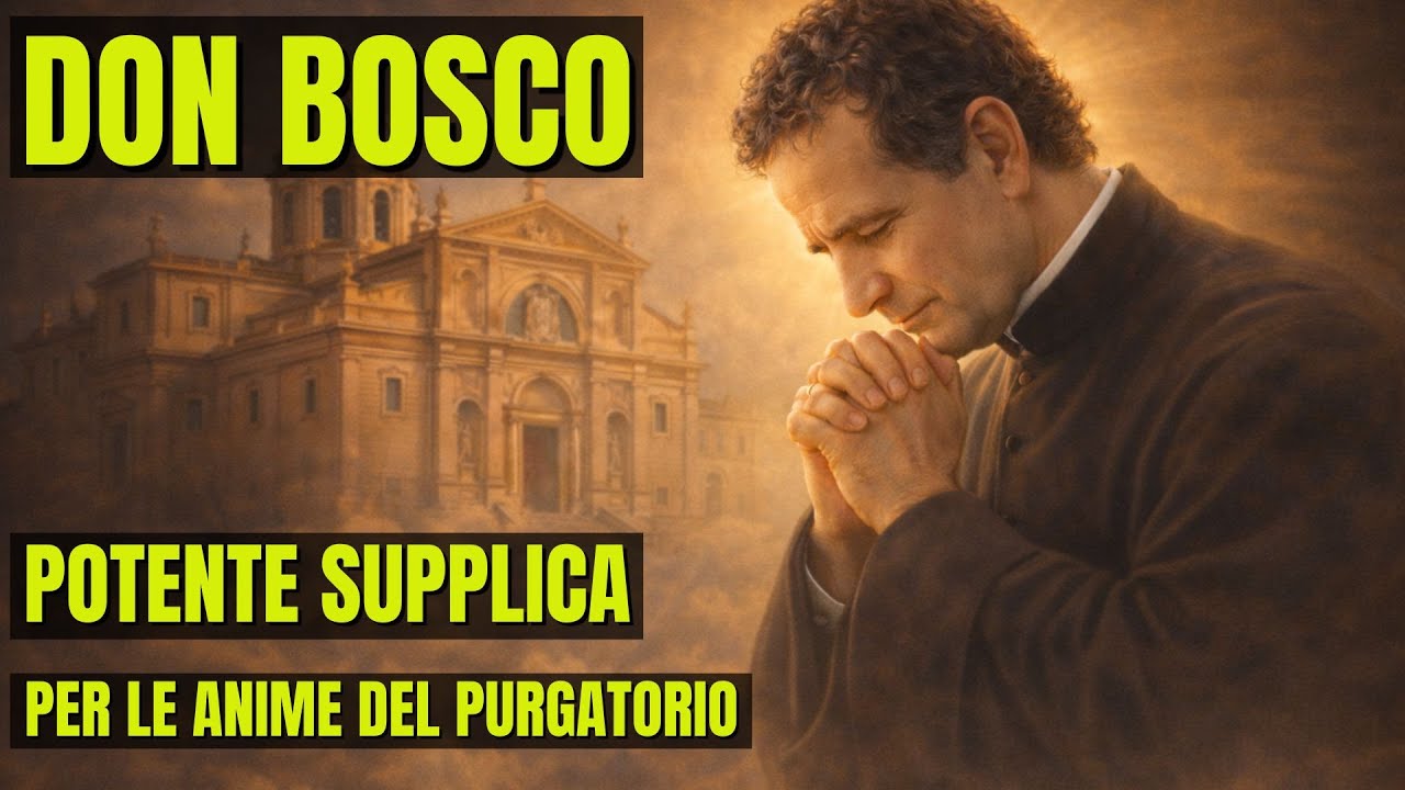 Potente Supplica a San Giovanni Bosco per le Anime del Purgatorio e i Giovani Defunti.
