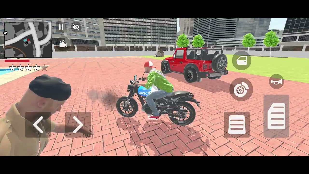 Modified Police Car 🚨 Gangster Life in Indian Streets | Open WorldGame game for android ❤️