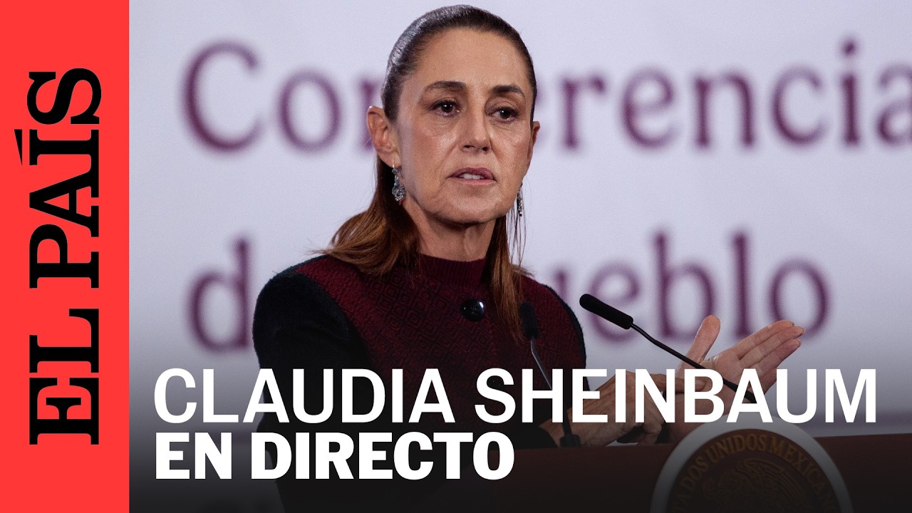DIRECTO | CLAUDIA SHEINBAUM participa en conferencia de prensa tras la muerte del MENCHO | EL PAÍS