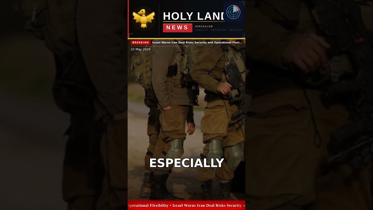 Israel Concerned About Security and Operational Flexibility