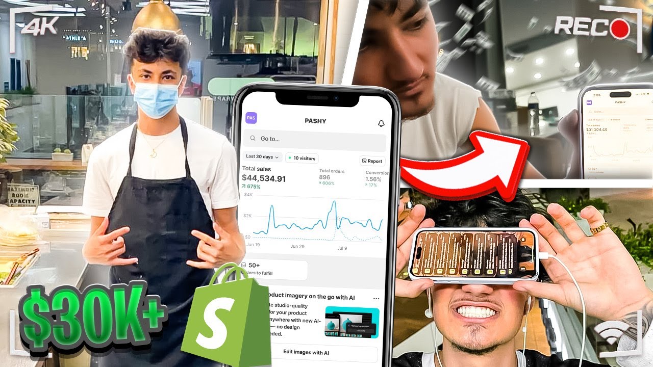 HOW I MAKE $30,000 A MONTH AT 19 WITH MY CLOTHING BRAND (DROP DAY IN THE LIFE)