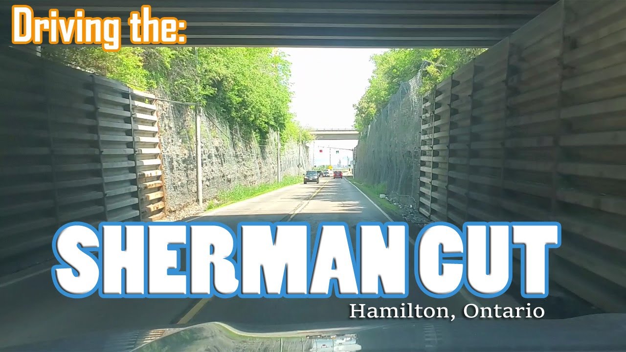 Driving the Sherman Cut - Hamilton, ON
