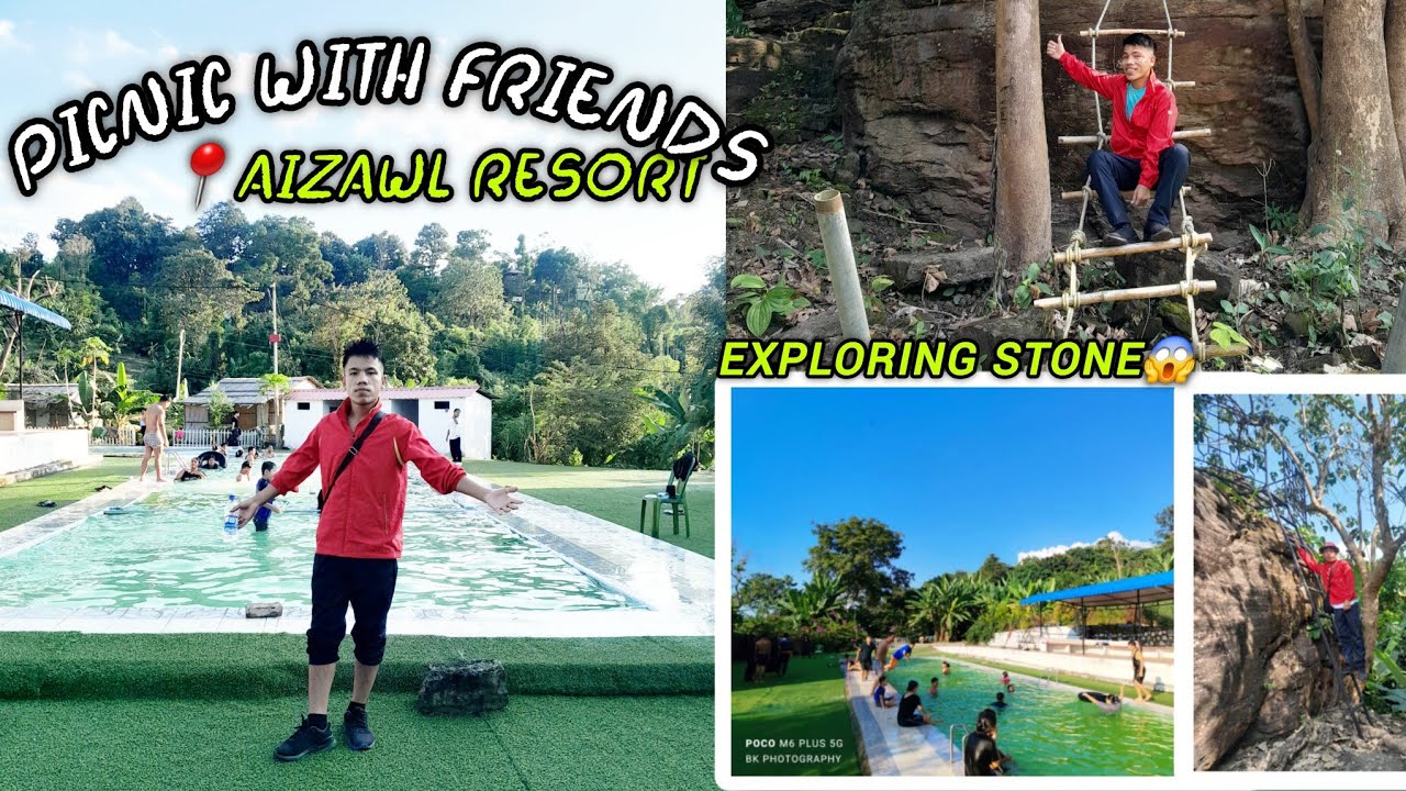 Group picnic First Time with friends in Aizawl resort mizoram @bikashtripura