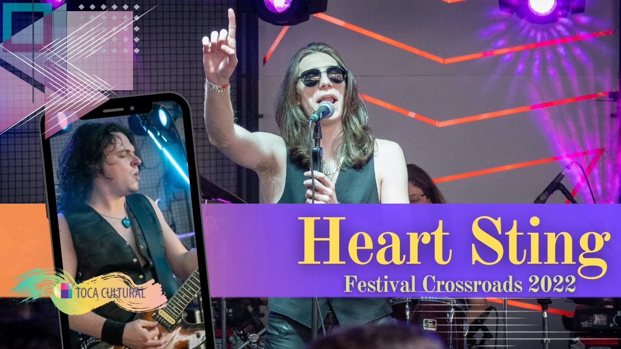 BANDA HEART STING, ao vivo no Festival Crossroads 2022