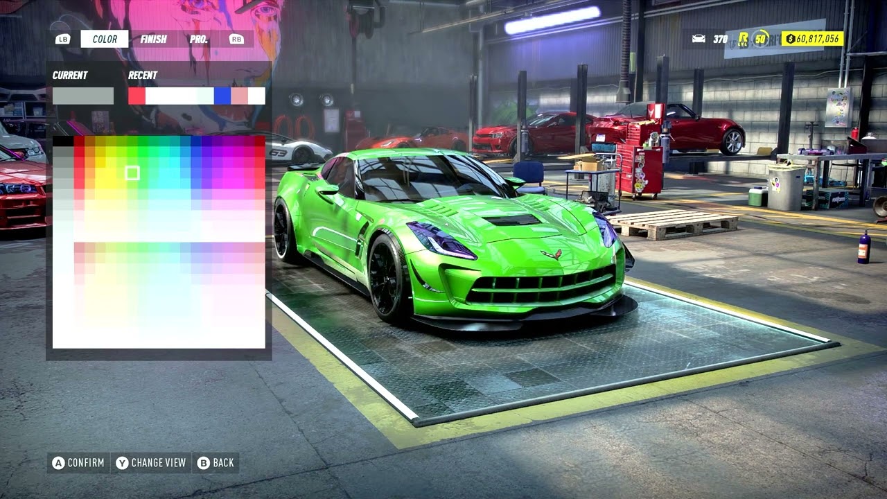 Rebuilding a CHEVROLET Corvette Grand Sport '2017 - NFS HEAT and Car Machine Simulator 2021 Gameplay