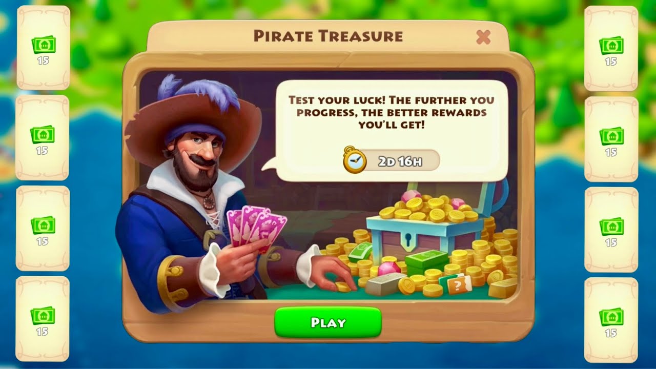 Pirate Treasure Returns! 🏴&zwj;☠️ Township Level 50 Gameplay #17