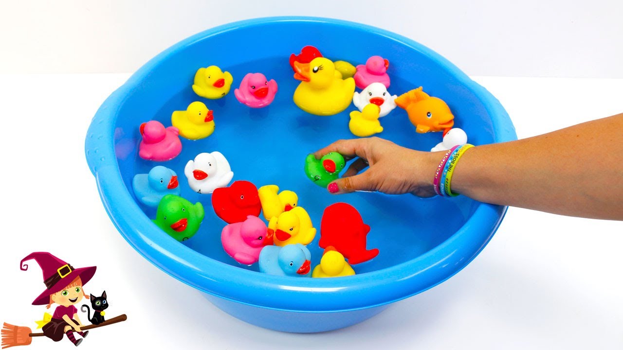 Juguetes de Agua 🐤 Pescamos a Patitos y Ganamos Puntos