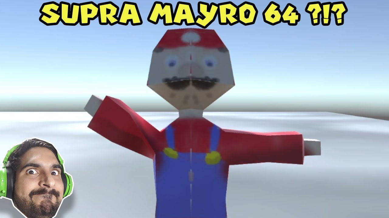 SUPRA MAYRO 64 ?!? - Probando Fan Games Extraños de Mario con Pepe el Mago