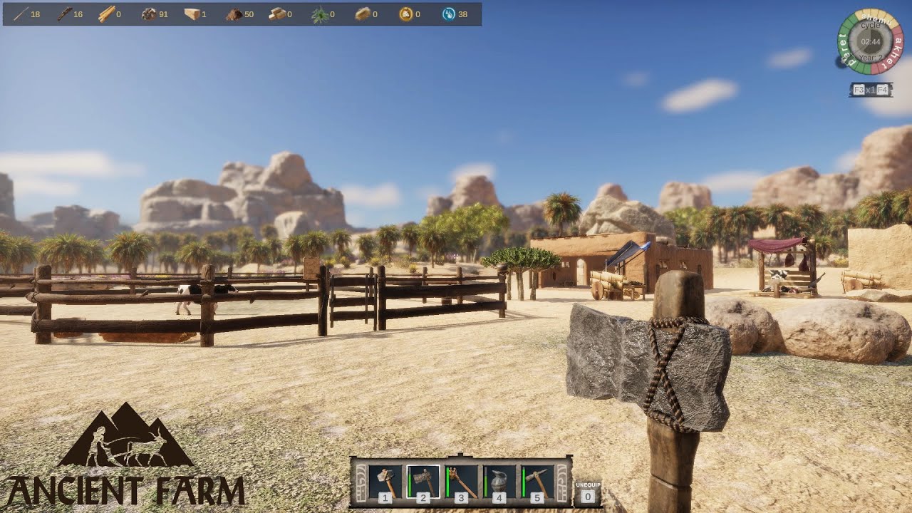 Ancient Farm | New Farming Simulation Game | No Commentary Long Gameplay