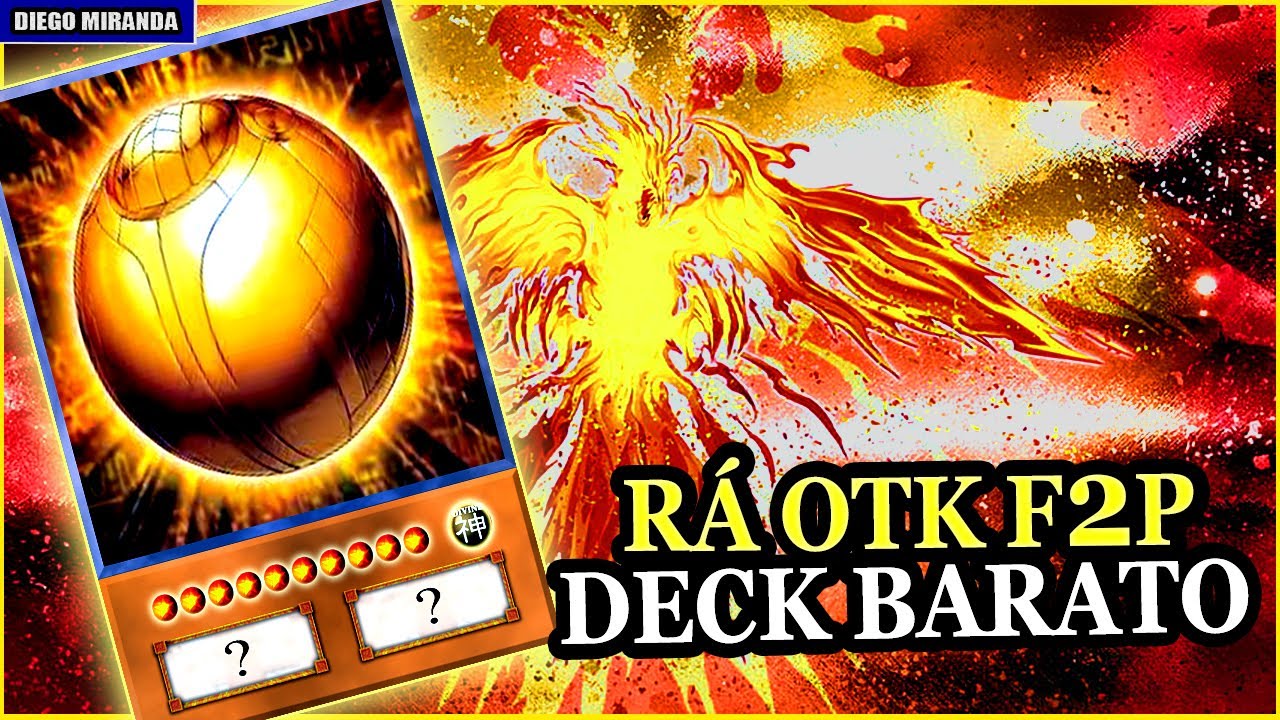 NOVO DRAGÃO ALADO DE RÁ FÊNIX SUPER BARATO F2P E OTK!! IMMORTAL PHOENIX - Yu-Gi-Oh! Duel Links