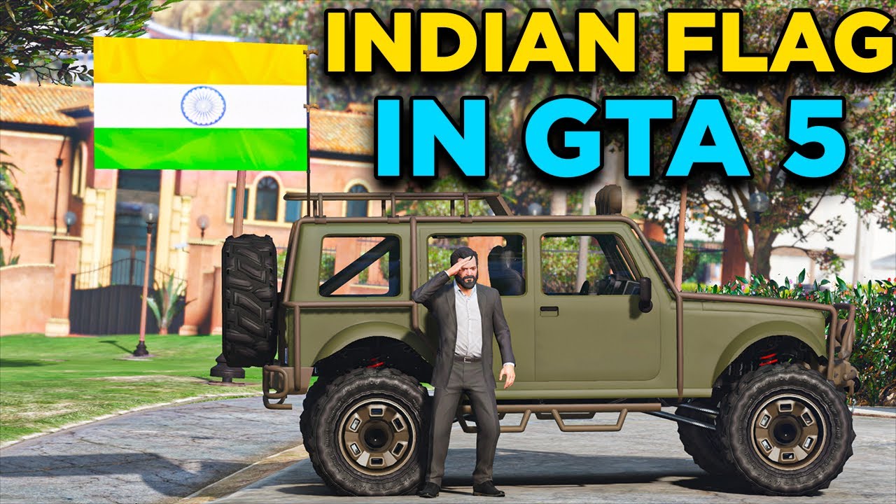 How To Install Indian Flag In GTA V | INDIAN FLAG MOD IN GTA 5