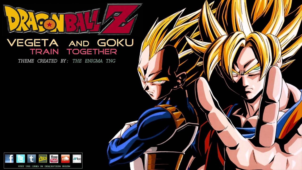Dragon Ball Z - Vegeta and Goku Train Together (The Enigma TNG)