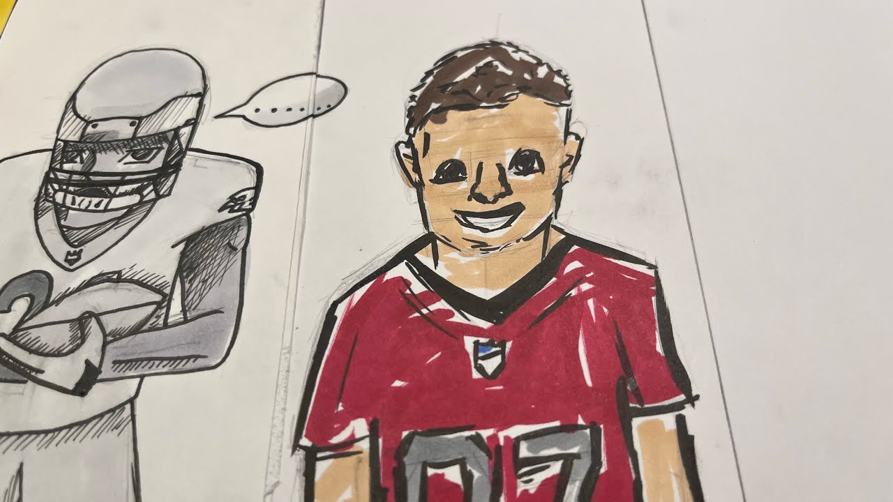 Drawing Rob Gronkowski ￼