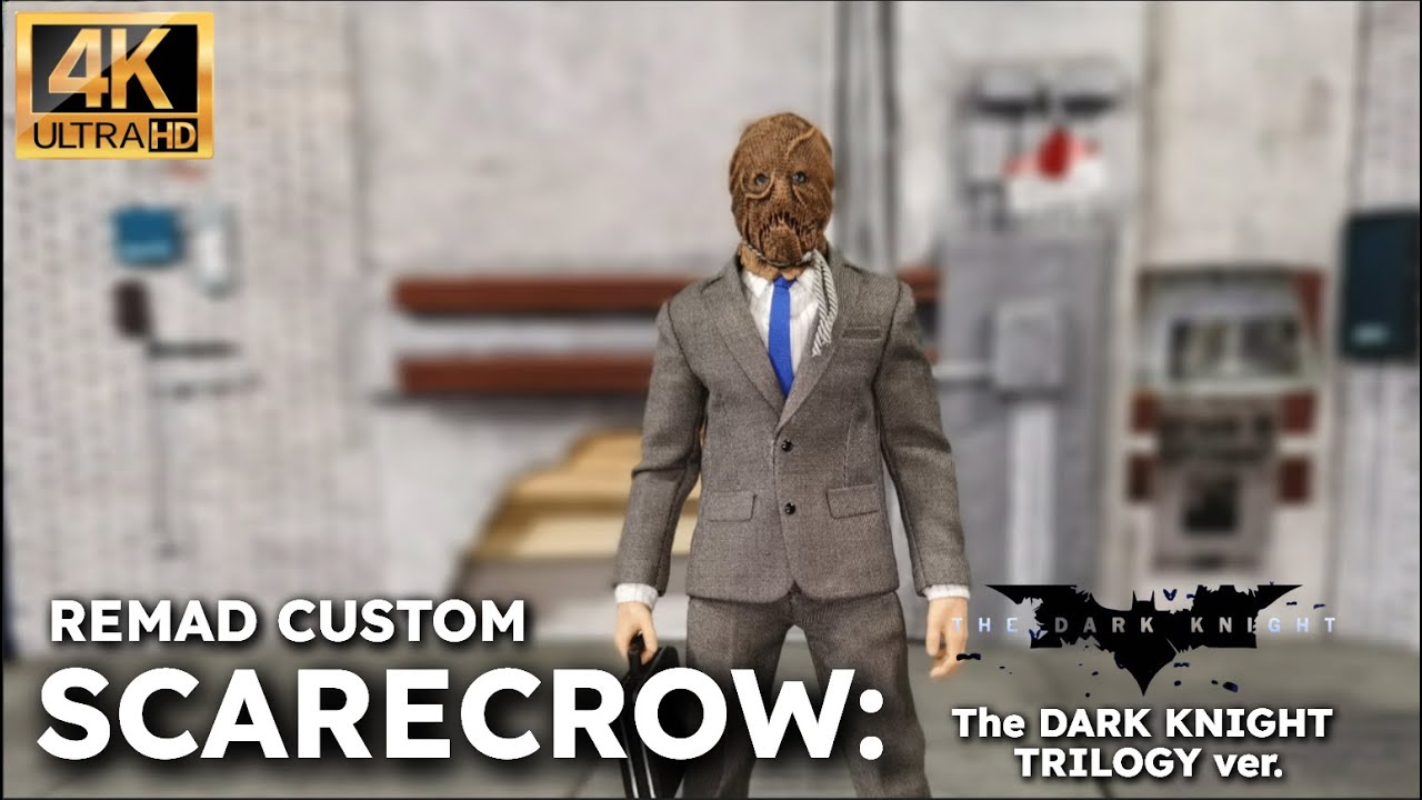 Remad Custom ScareCrow Dark Knight Trilogy 1/12 action figure Unboxing & REVIEW #scarecrow #batman