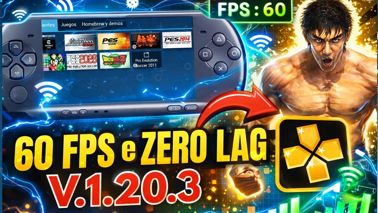 COMO JOGAR ONLINE NO PPSSPP COM A NOVA ATUALIZAÇÃO (1.20.1) ANDROID, IOS e PC