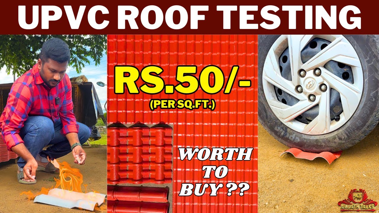 UPVC Roofing Solutions at Rs.50 || Testing UPVC Materials || Vlog || ATF🔥