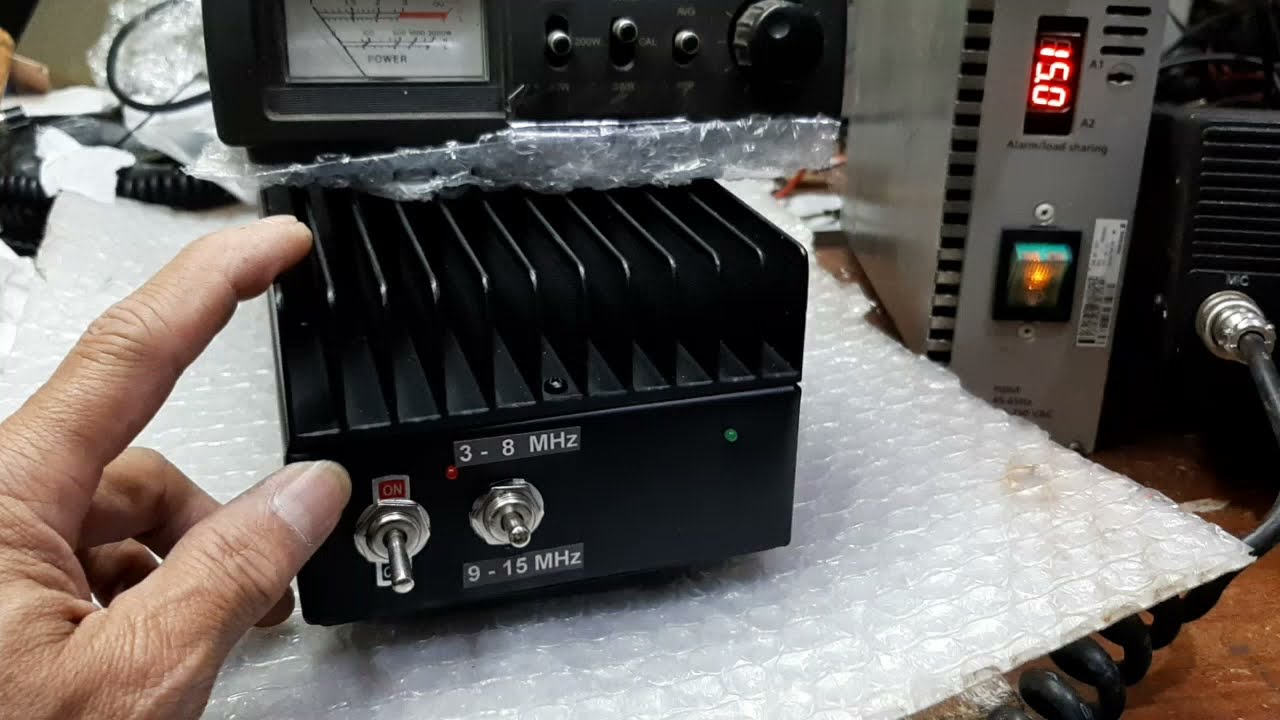 TES POWER OUTPUT DAN CARA PENGGUNAAN BOSTER HF SSB 4 IREX MAX. 400 WATT