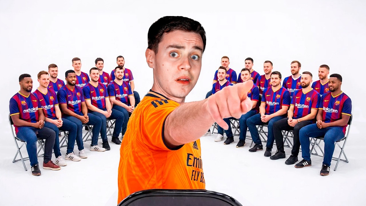 1 Aficionado del Madrid vs 4 del Barcelona