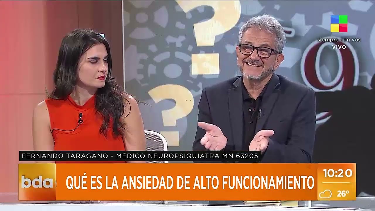 &iquest;Qu&eacute; es la Ansiedad de Alto Funcionamiento? Fernando Taragano en Am&eacute;rica Tv.