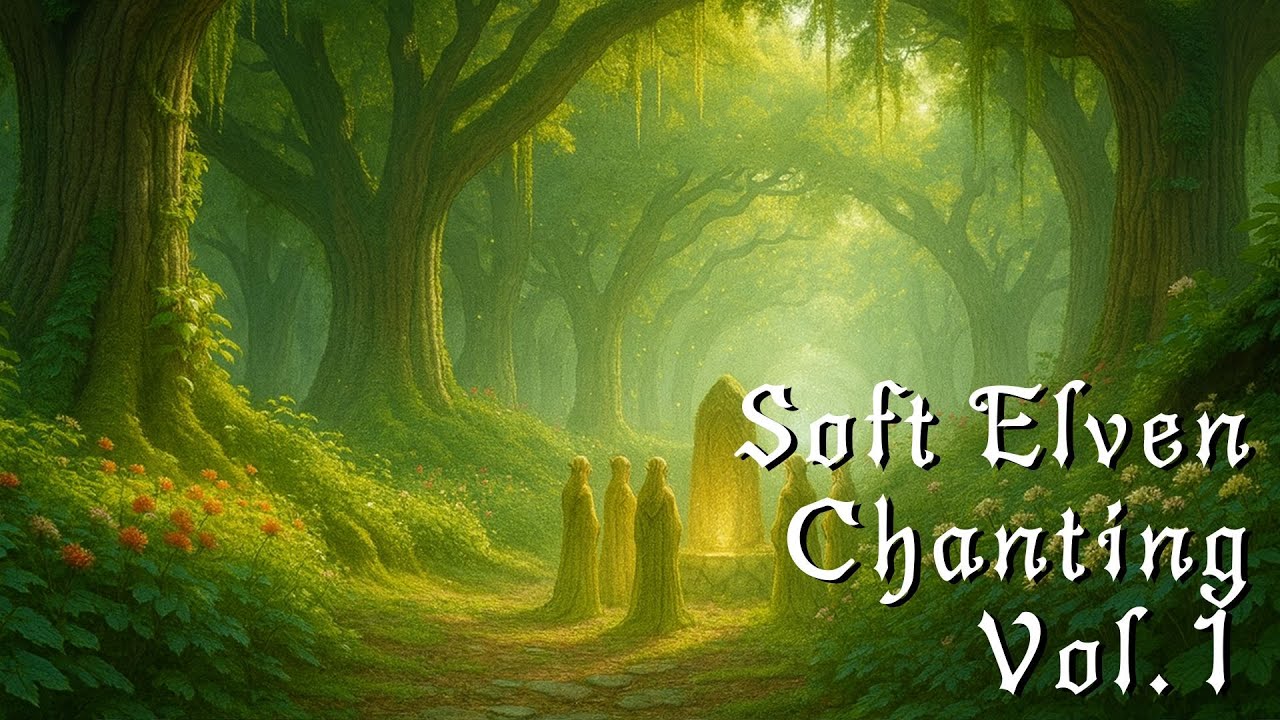 🌿 1 Hour of Soft Elven Chanting | Mystical Forest Choir Ambience for TTRPG & Fantasy Worlds 🌿