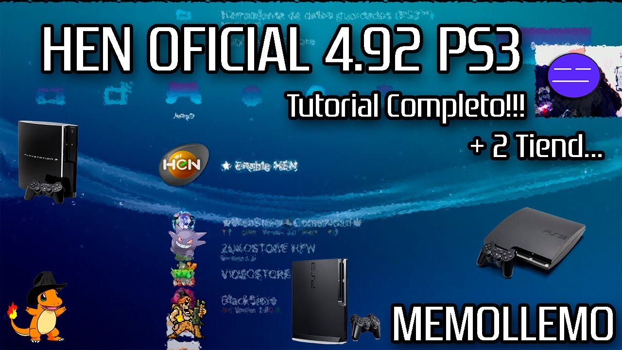 HEN 4.92 PS3 Tutorial Completo | HEN Oficial + 2 Tiend... |