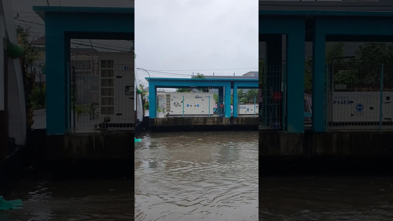 PUSPA NEGARA, FLOOD, AIR TUKAD MATI MELUAP namun AMAN,  karena seblumnya SEDIMENTASI telah dikeruk