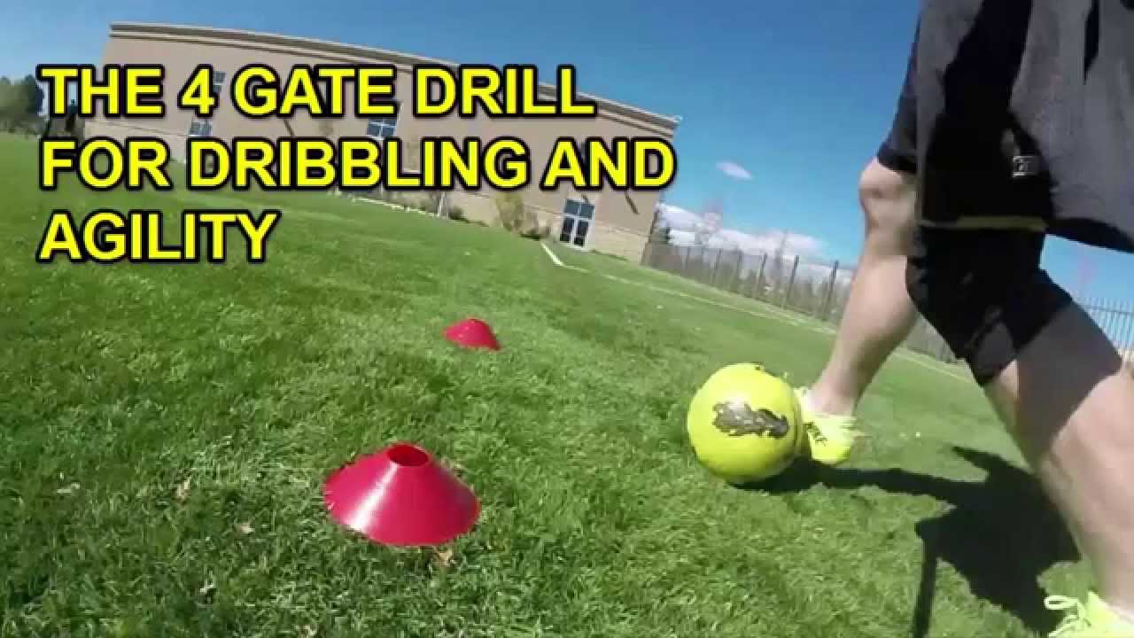 Develop Agility and Ball Control with the 4 Gate Soccer Dribbling Drill