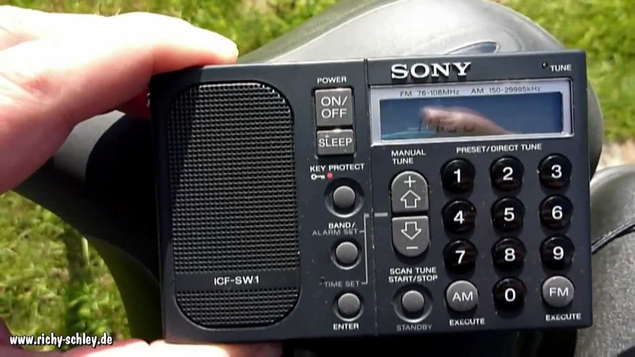Mini Weltempfänger Sony ICF-SW1 small world radio