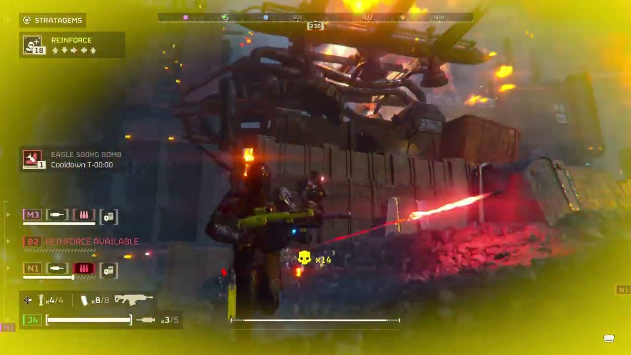 HELLDIVERS 2 Eradicate Cyborgs in CYBERSTAN Level 7