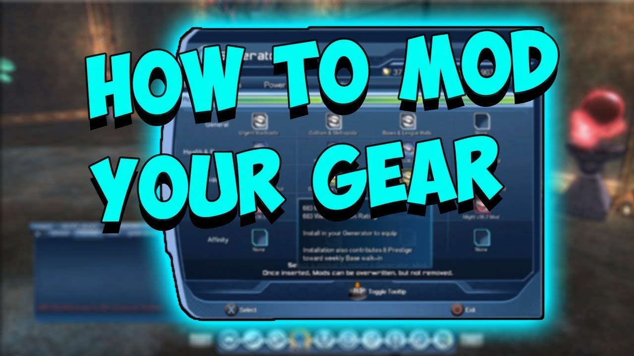 DCUO Mods & Sockets (How to Mod Your Gear) | Part 1