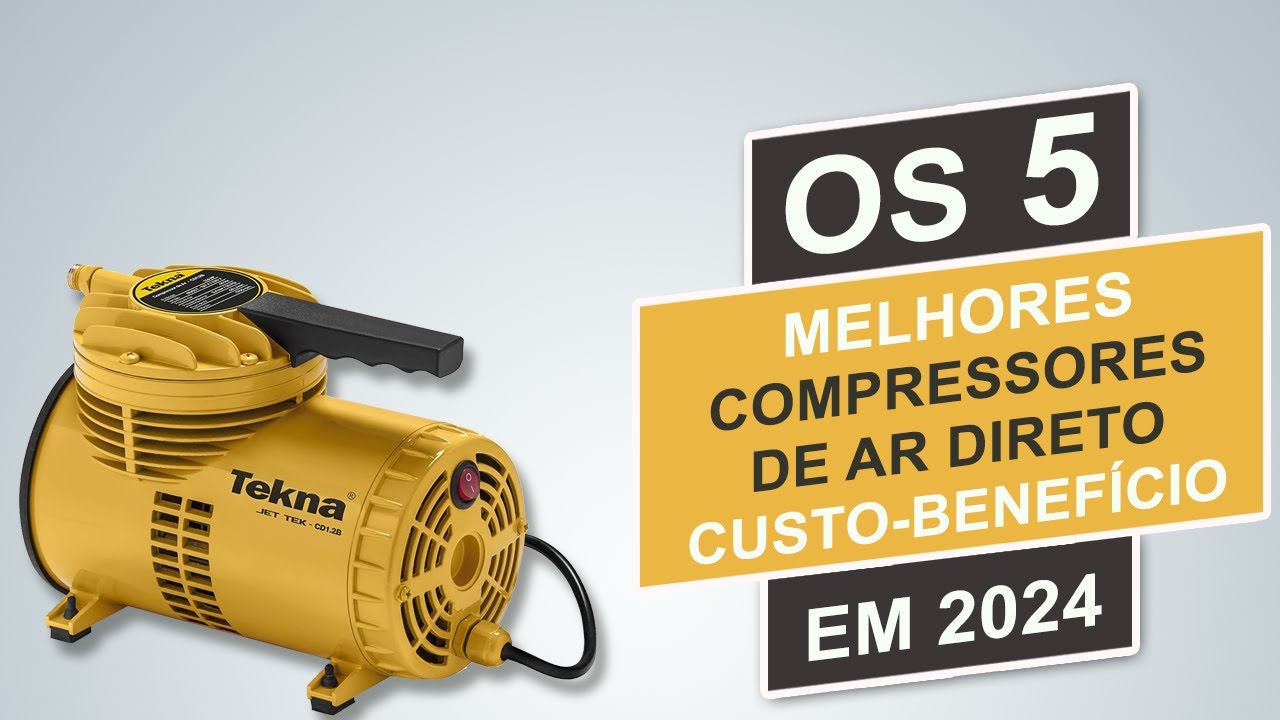 5 Melhores Compressores de Ar direto Com Bom Custo benef&iacute;cio em 2024