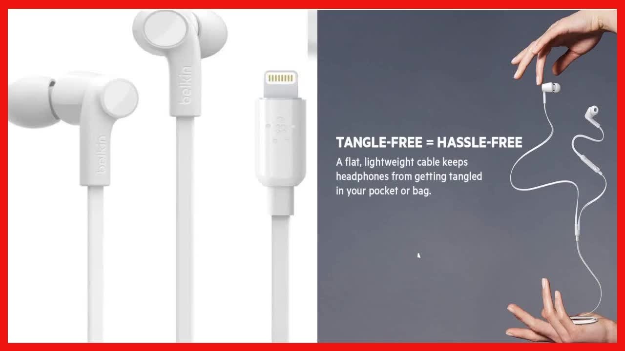 Belkin Lightning Earbuds: Superior Sound and Perfect Fit for Your iPhone