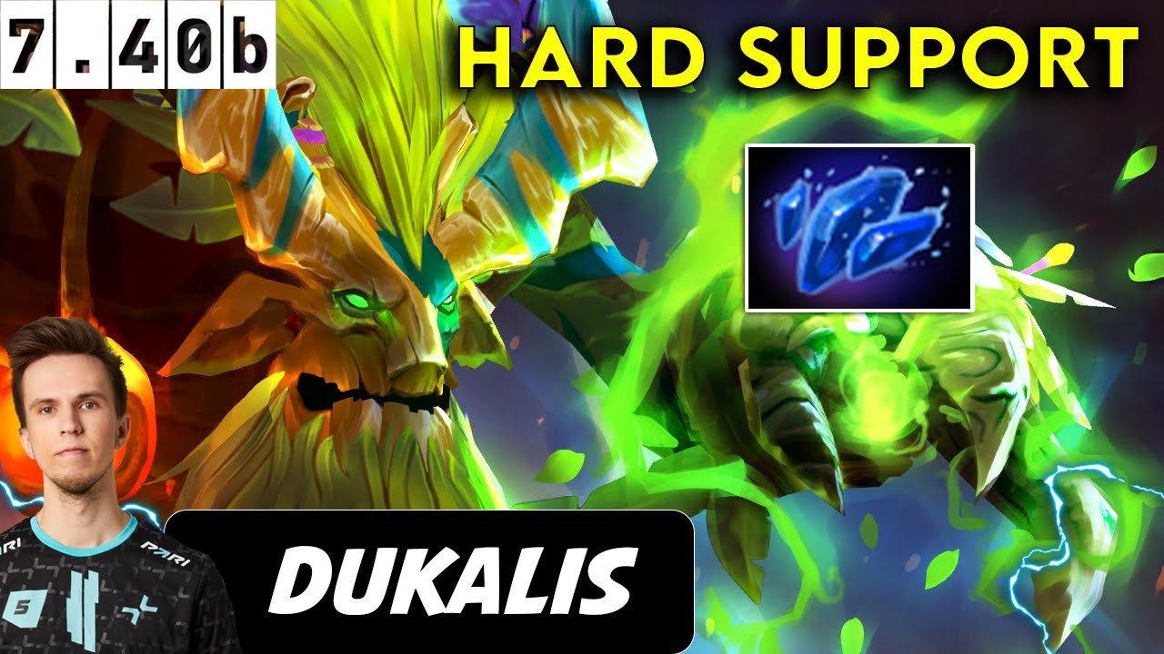 Dukalis Treant Protector Hard Support - Dota 2 Patch 7.40b Pro Player Gameplay