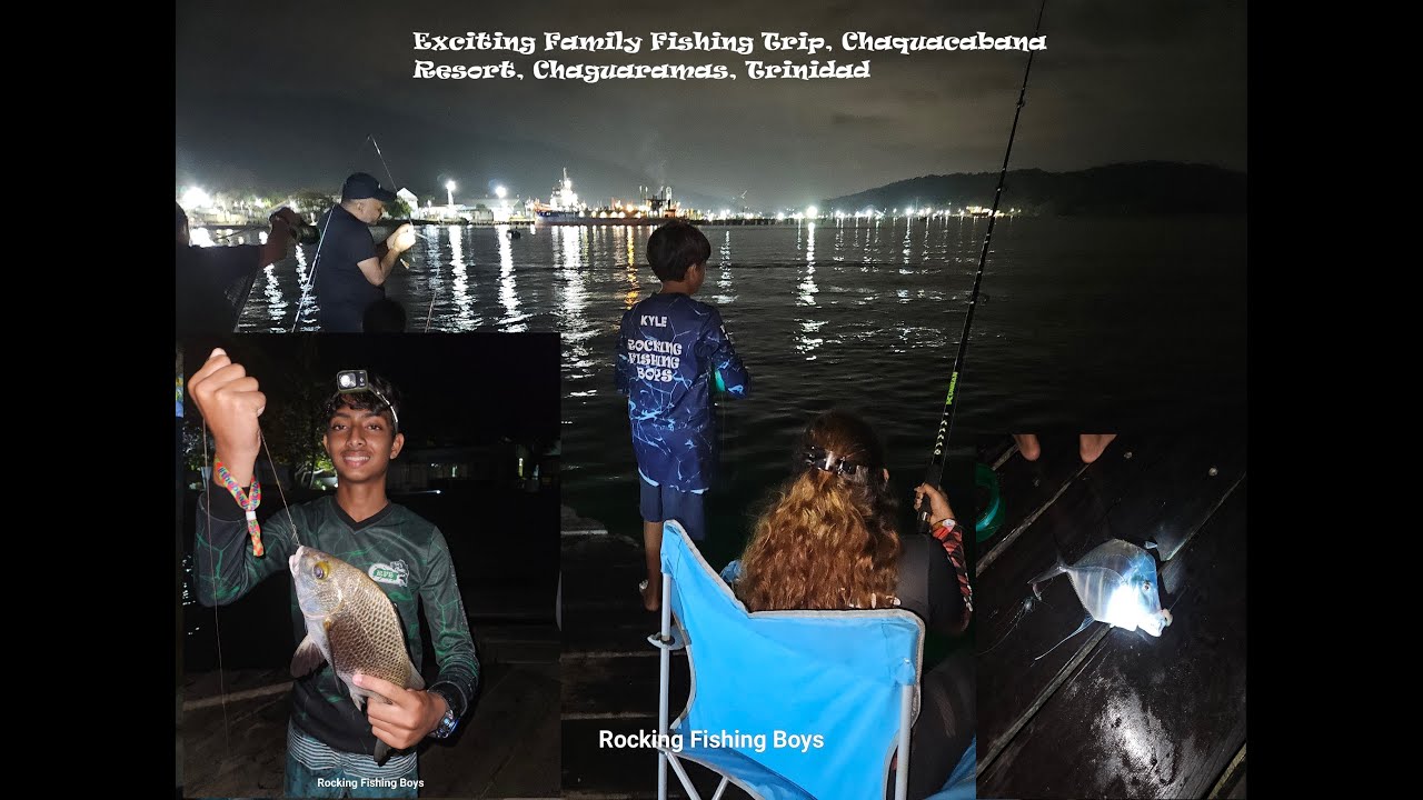 Exciting Family Fishing Trip, Chaquacabana Resort, Chaguaramas, Trinidad