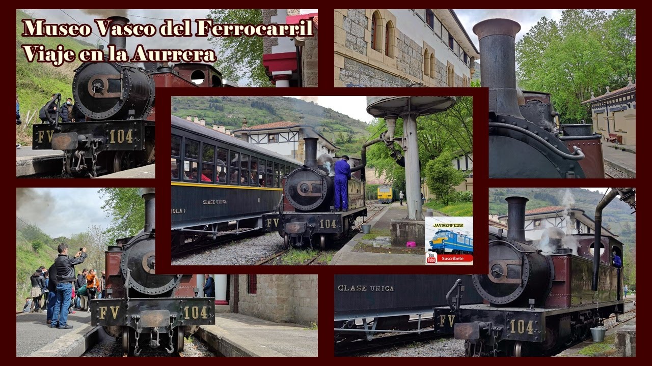 🚂 Trenes en españa, viaje en tren de Vapor con locomotora Aurrera 🚂
