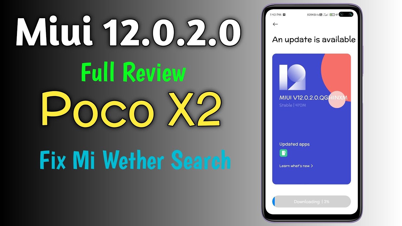 Poco X2 New Update Mini 12.0.2.0 Full Review