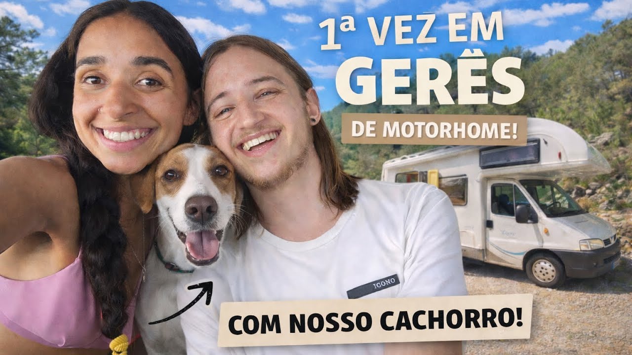 Primeira vez viajando de MOTORHOME com CACHORRO em PORTUGAL