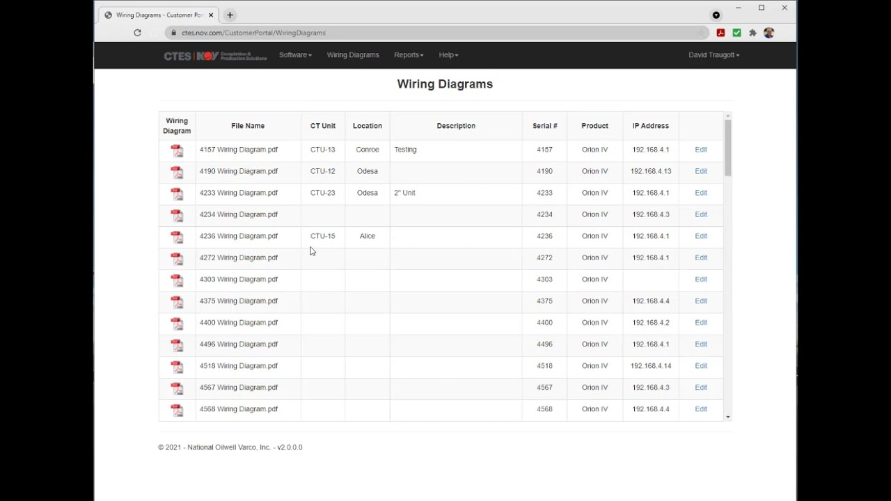 NOV Tutorials - CTES Customer Portal and Downloads