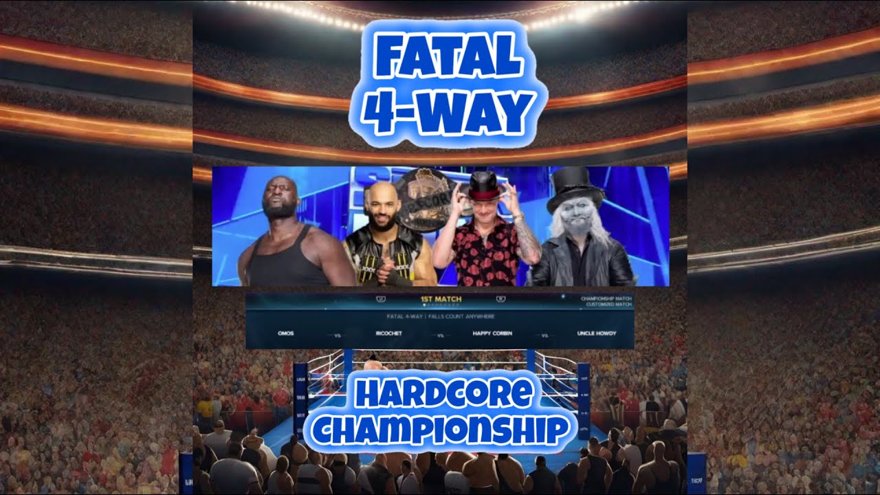 Fatal 4-Way: Falls Count Anywhere Hardcore Title Match