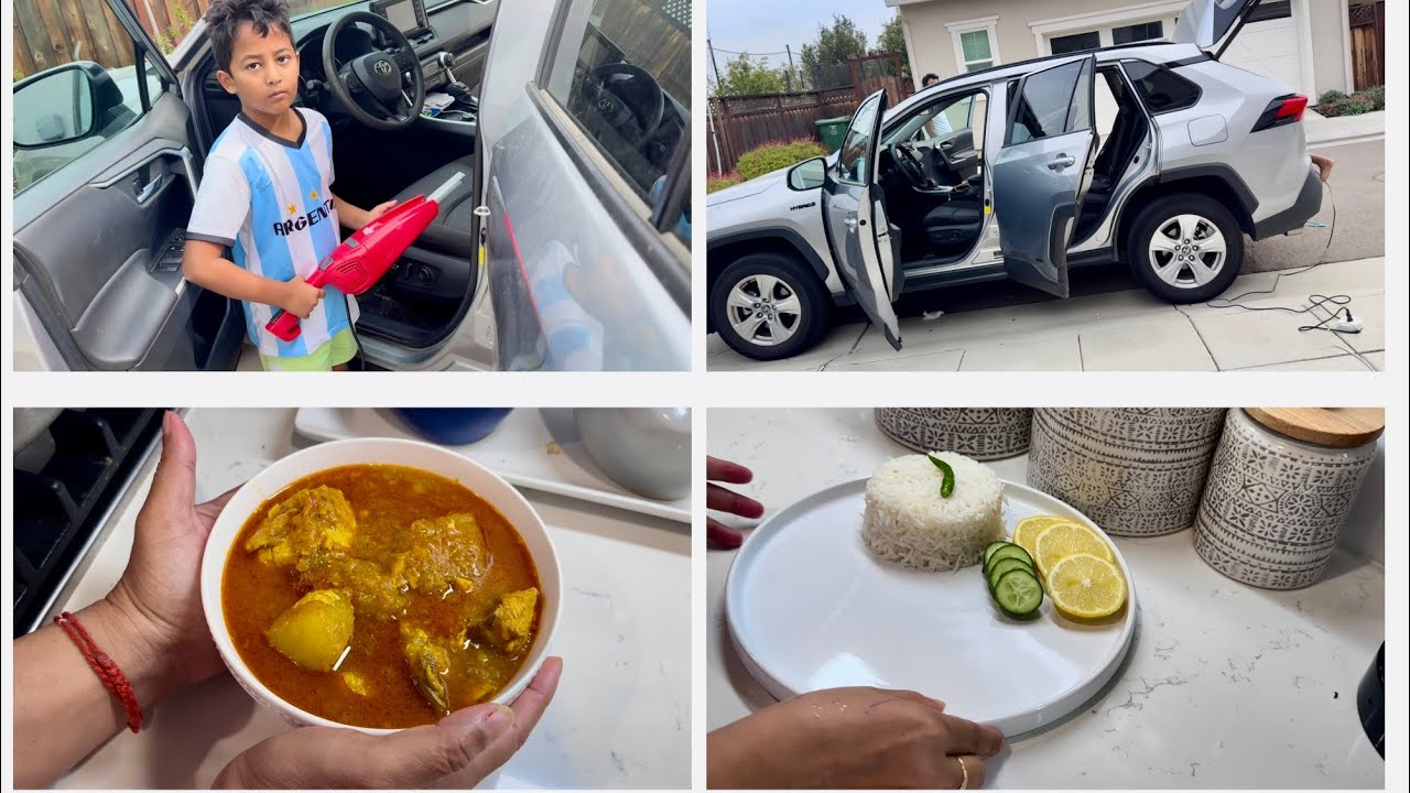 বেড়িয়ে এসে রামা ও তার টিম নোংরা গাড়িটা পরিষ্কার করলো..শীতের দুপুরে গরম ভাত আর হালকা মাংসের ঝোল 