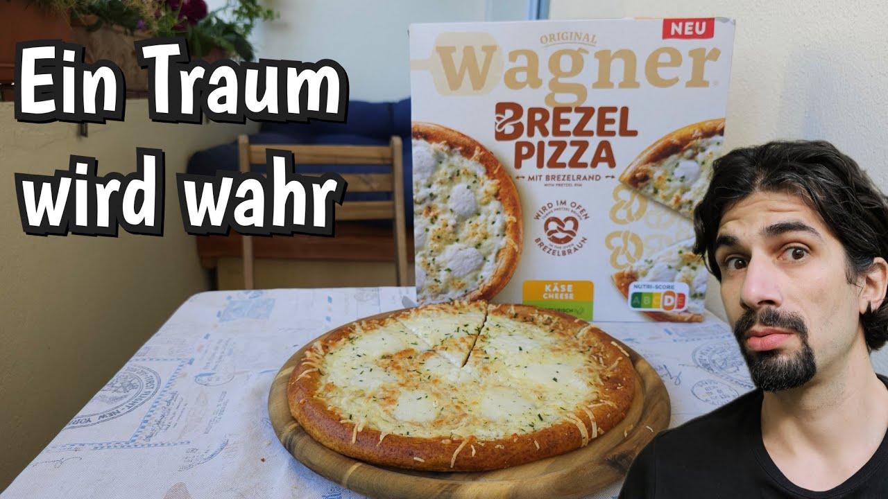 Brezel Pizza Käse von Wagner probiert