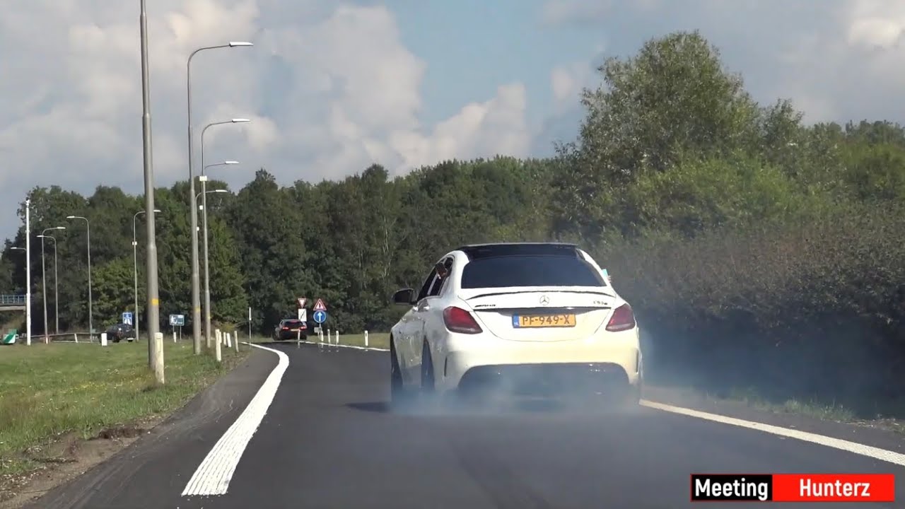 Sportscars Accelerating | DCC Tours | quicksilver 600 LT, Burn out C63s, 1000+ PK E63, Brabus S800,.