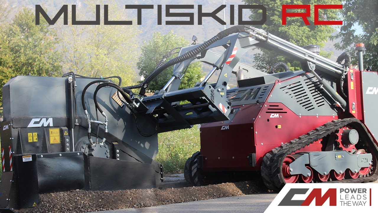 Multiskid RC minipala con controllo da remoto