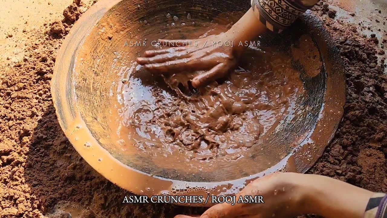 New Vlog(Part-2)♥️ Texture Mixing/Shapes Making | Scraping Texture from Claypot 🔪Cleaning ASMR 💦